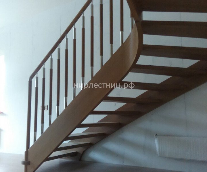 № 114 т.   Лестница на двух тетивах 3d формы.