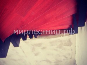 № 79 к.3    Вид лестницы снизу.