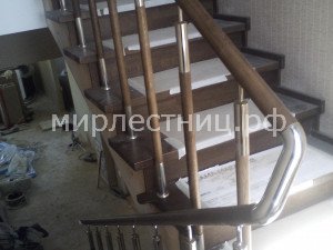 № 96 к    Лестница с комбинированным ограждением.  