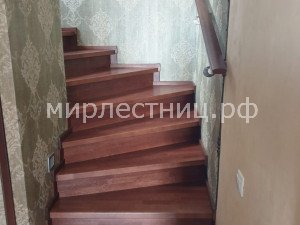№ 190 к.    Классическая лестница на металлическом каркасе. С 1 на 2  этаж. Продолжение №189 к. - 5