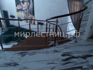№ 210 к.8   3d ограждение с пластиковым поручнем.