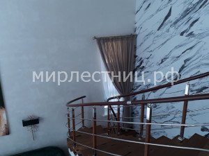 № 210 к.4    3d ограждение с пластиковым поручнем. 
