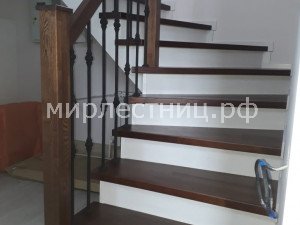 № 244 к.2.   Окрашивание древесины в два контрастных цвета.