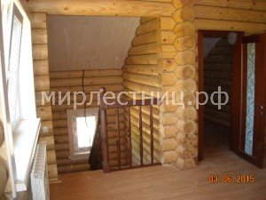 № 80 к - 4.   Выход на верхний этаж. Балюстрада.
