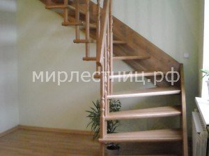 № 55 б - 1.   Поворот поручня и тетивы на 90 градусов.