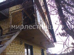 № 92 ОГ - 4 - 2.   Ограждение на балкон из оргстекла и нержавеющей стали. 